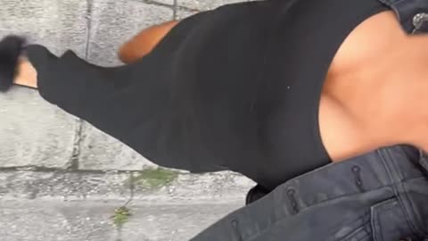 Beautiful body of trans girl