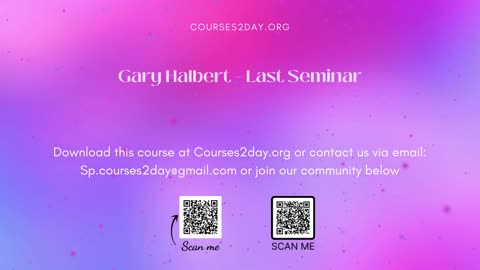 [GET] Gary Halbert – Last Seminar