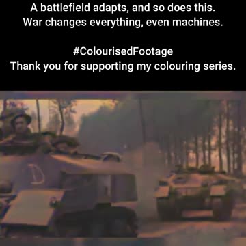 Converted Canadian APC Ready for Deployment #ColourisedHistory