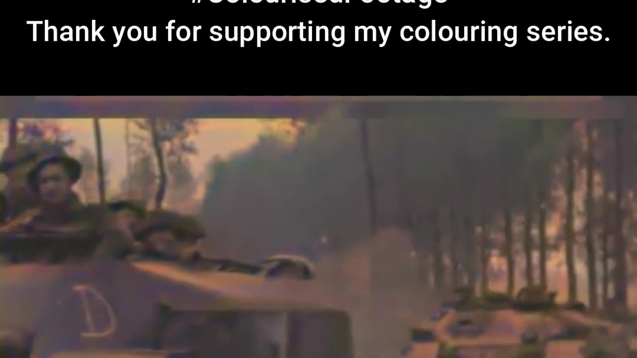 Converted Canadian APC Ready for Deployment #ColourisedHistory