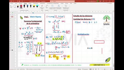 SAVIA REGULAR 2025 | Semana 10 | Aritmética