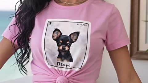 Can we talk about how this shirt turned me into a total vibe magnet? #dogshirt #poolsidefit