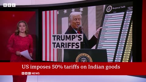 US President Trump's 50% tariff on India kicks in |