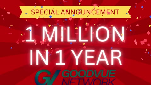 🌟 1 Million Viewers & Exciting New Content on GoodVue Network! 🎉📺