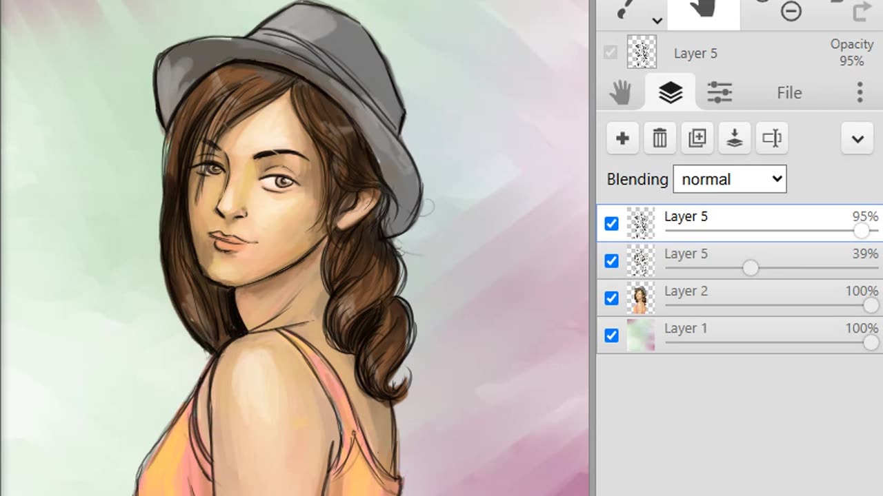 ASMR Girl drawing online