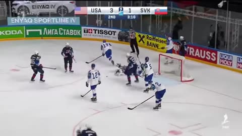 USA vs Slovensko - čtvrtfinále MS 2021