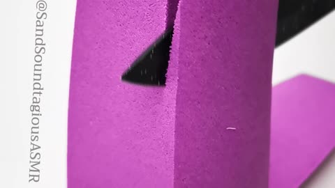 Perfect Kinetic Sand Cuts 1 – ASMR Satisfaction in Seconds