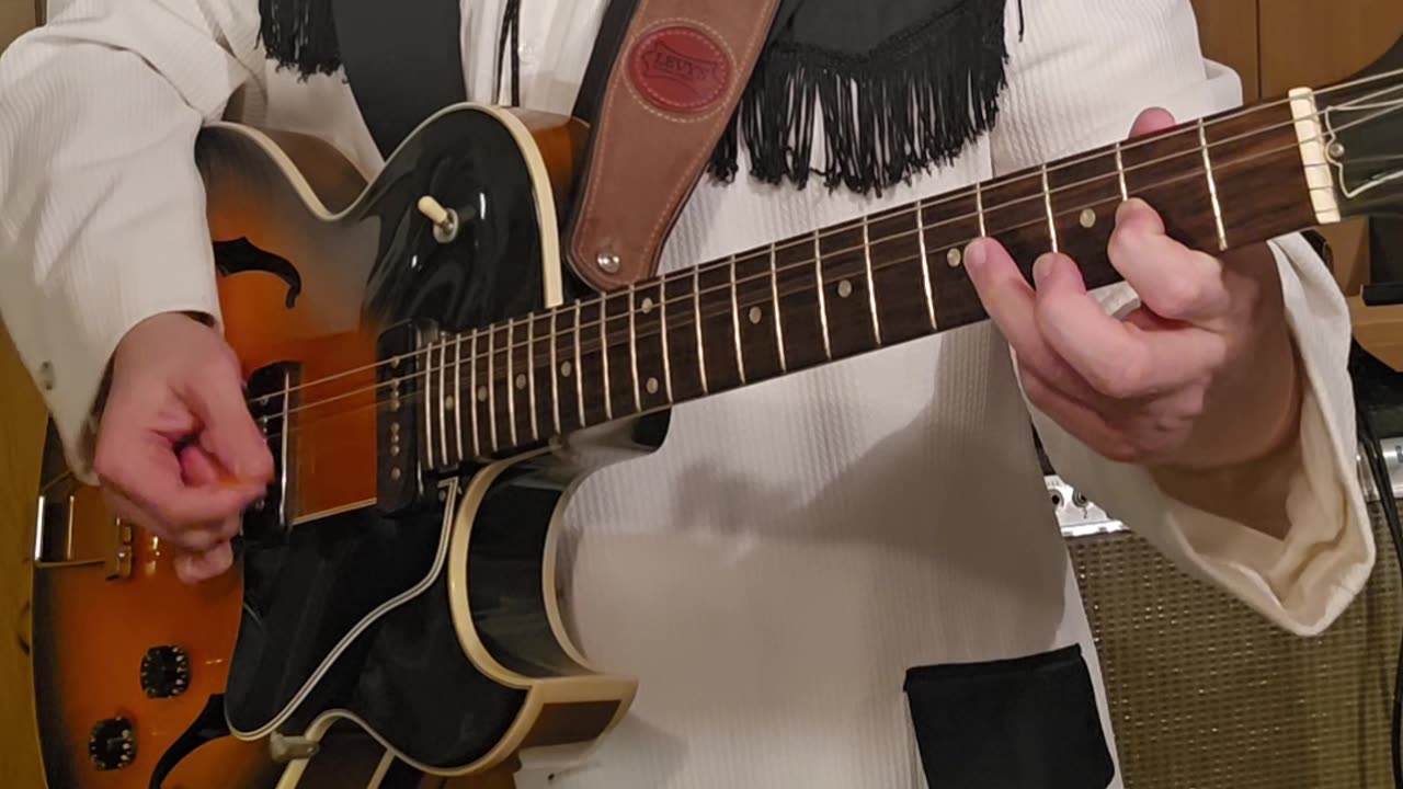 Blues guitar example