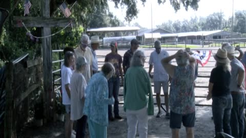 Skipper Calder & Cowboy-up Ministry bring horse training with a message at 11am.