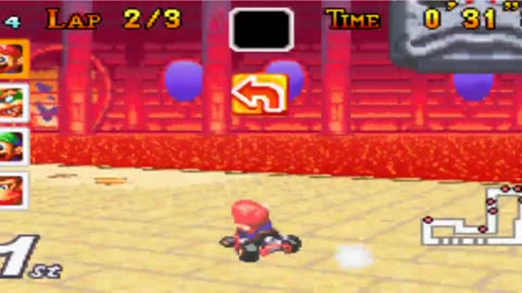 Mario Kart Super Circuit 50cc, Mario, Mushroom Cup