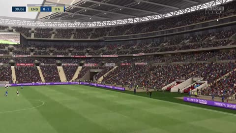 England and Italy - Fifa game