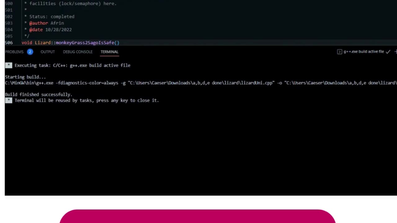 Student Work(Project)|COP4634 C++ Thread Synchronization in Simulatio Video|UWF