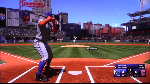 MLB The Show: Kansas City Royals vs Cleveland Guardians (S24 G64)