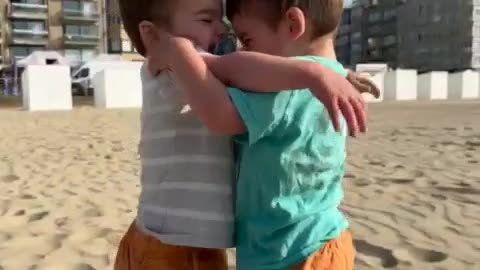 Adorable Twin Cuddle Moments – Olivier & Mathieu, 2-Year-Olds 💕👶👶