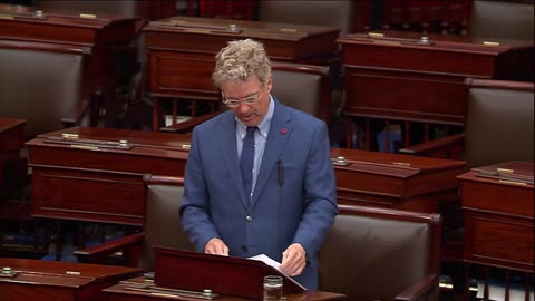 Dr. Rand Paul Speaks in Support of Sen. Kaine's War Power Resolution