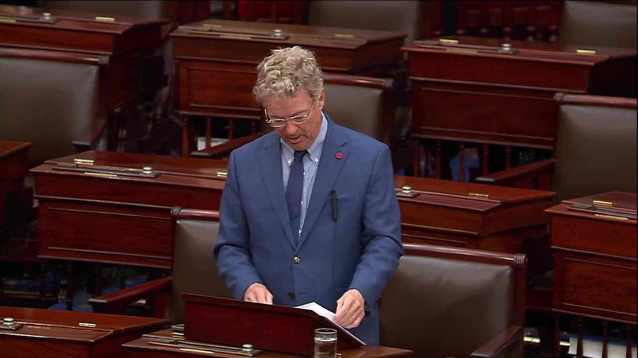 Dr. Rand Paul Speaks in Support of Sen. Kaine's War Power Resolution