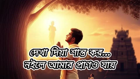 Tomare Dekhibar Mone Chay তোমারে দেখিবার | A Soulful Bengali Spiritual Song by Sabiha Dx