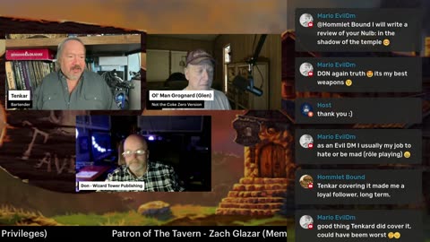 Dungeons, Dragons, & Discourse Live w/ Don Semora - Tonight, Fri Sept 5th @ 8PM ET