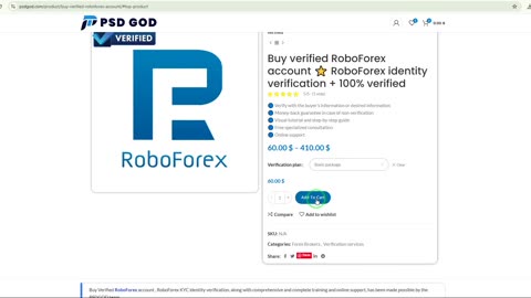 Buy verified RoboForex account ⭐️ RoboForex identity 100% verified ⭐️