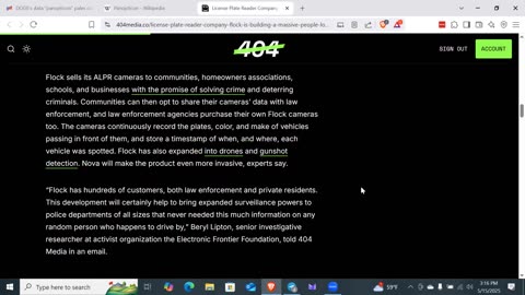 YOU ARE BEING WATCHED 24/7! License Plate Reading Company Linking Everything Together