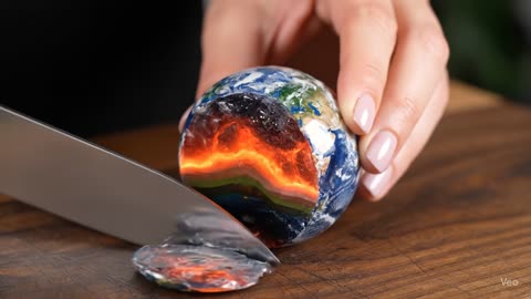 Cutting Planets ASMR VEO3