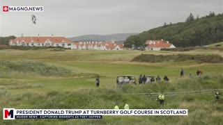 🇺🇸|🏴 President Donald Trump Plays Golf in Scotland, United Kingdom [LIVE]