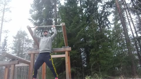 Lugnviks Elljusspår Outdoor Gym Workout Vlog