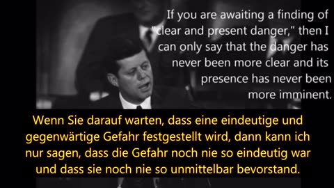 With the knowledge we now have, JFK's speech about "secret societies" makes much more sense GER Subs