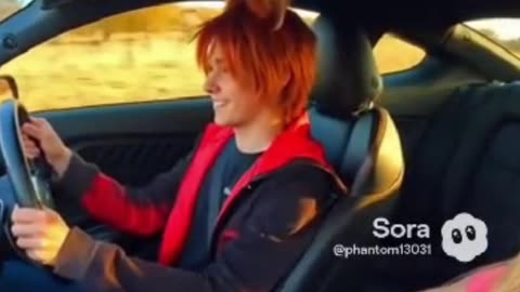 ali and lila going for a joy riding in helen car