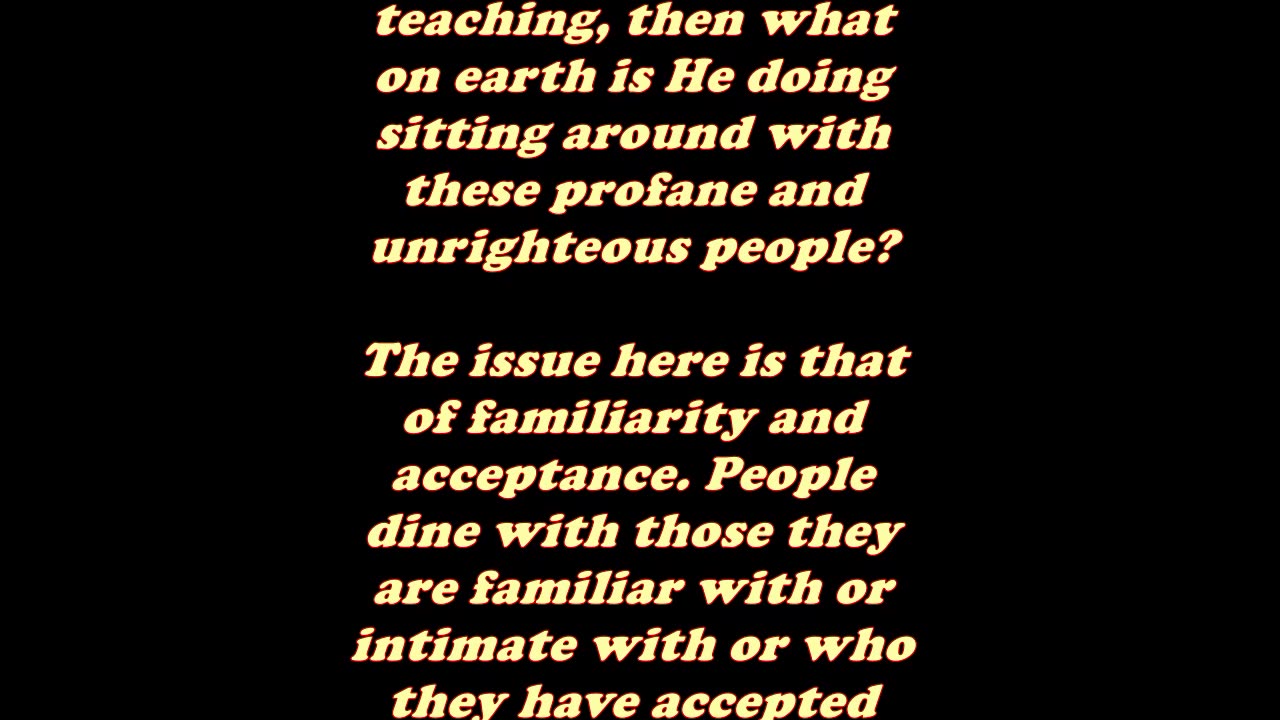 Matthew 9:11 - Daily Bible Verse Commentary