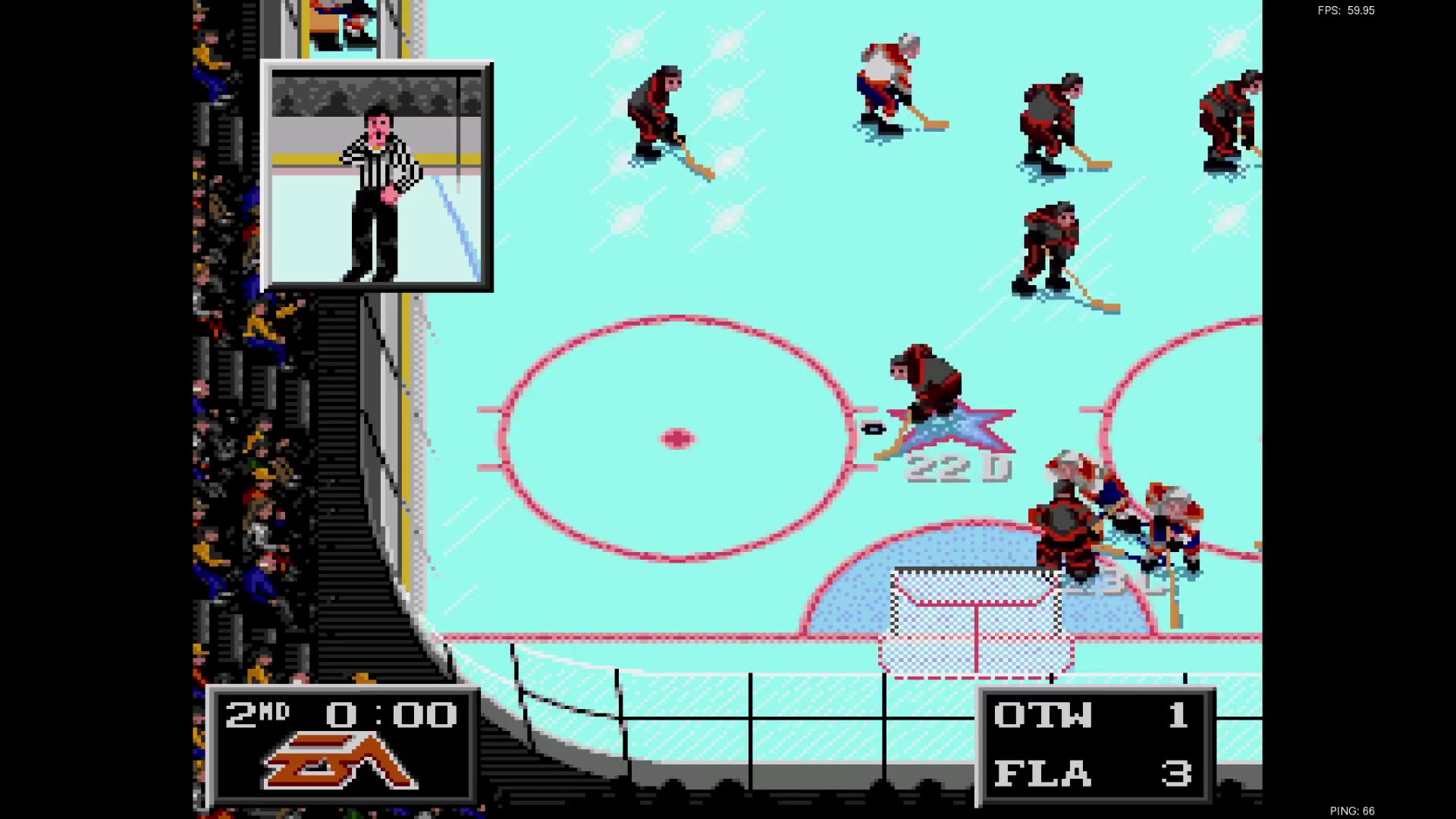 NHL 94: Senators (Len the Lengend) at Panthers (Sheehy) {Genesis} - Exhibition 153