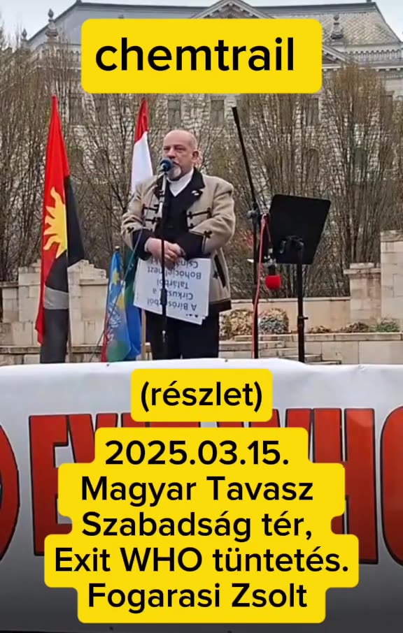 A Mi Hazánk VEGYIFEGYVER TÁMADÁSÉRT és Chemtrail TÖMEGGYILKOSSÁGÉRT feljelentést tesz