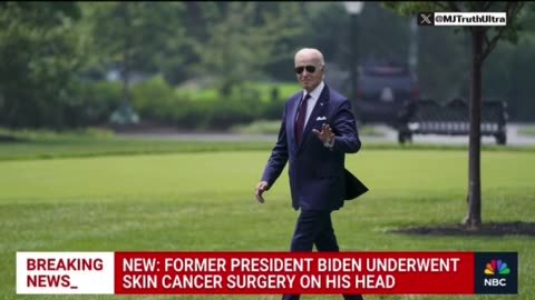 JUST IN: Biden undergoes skin cancer surgery