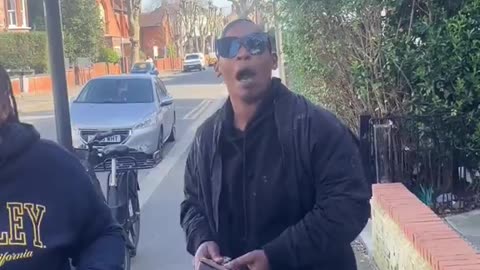 African attacks woman and child