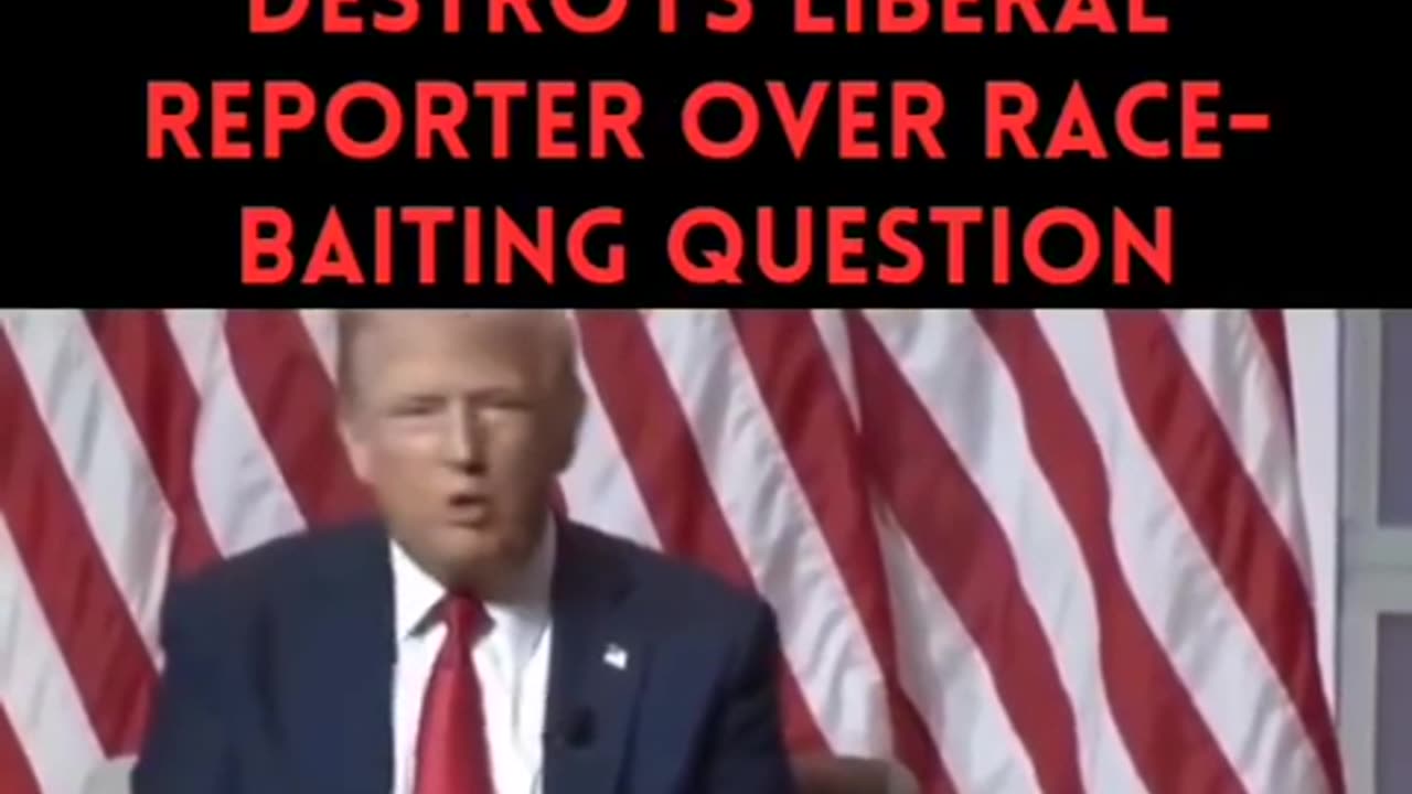 Crowd explodes in applause after Trump destroys liberal reporter over race-baiting question