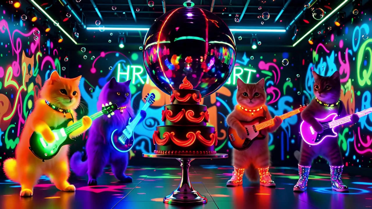Happy Birthday | Song | Happy Birthday Cat๐๐ฑ