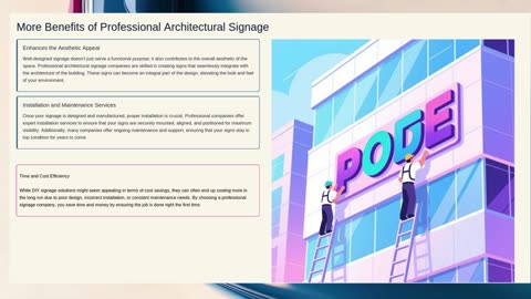 Why Choose Professional Architectural Signage Companies?