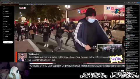 LA RIOTS LIVE REACTION