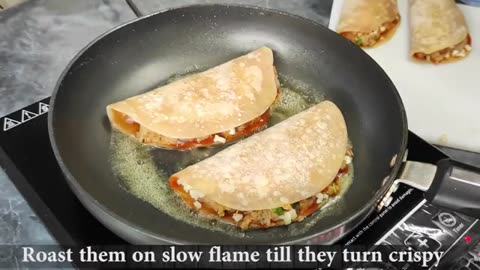 #tacos जब जोर से भूख लगे तो ये नाश्ता बनाये। tacos recipe in hindi