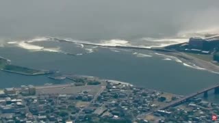 Japan right now as Tsunami waves begin.