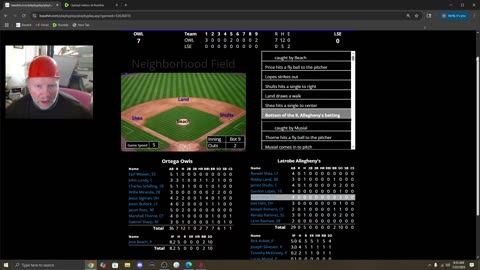 Owls vs. Alleghenys