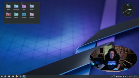På Manjaro linux kde plasma igjen