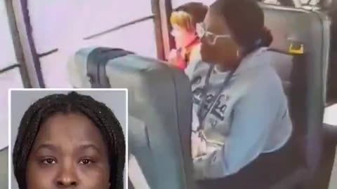 Racist bus aid arrested for torturing disabled child, beats & twists his legs in painful positions