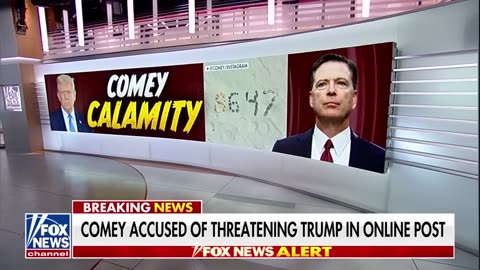 'DIRTY COP': Comey could face comeuppance for '86 47' Trump message