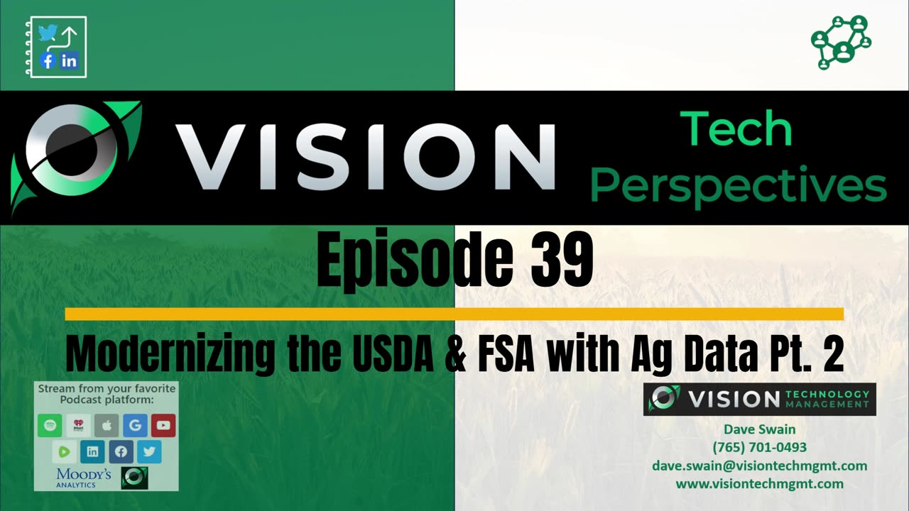 Modernizing the USDA & FSA, Part #2 (#39)