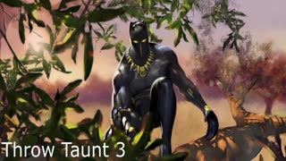 Ultimate Alliance Black Panther Voice Lines