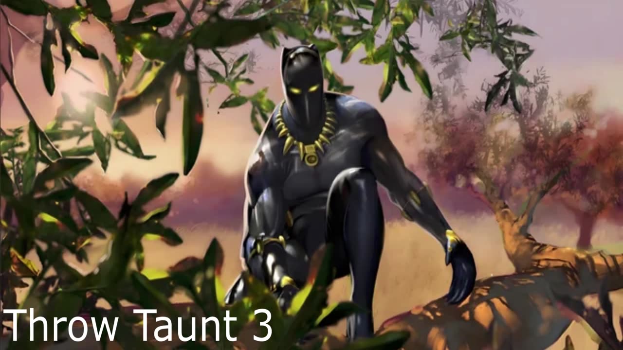 Ultimate Alliance Black Panther Voice Lines