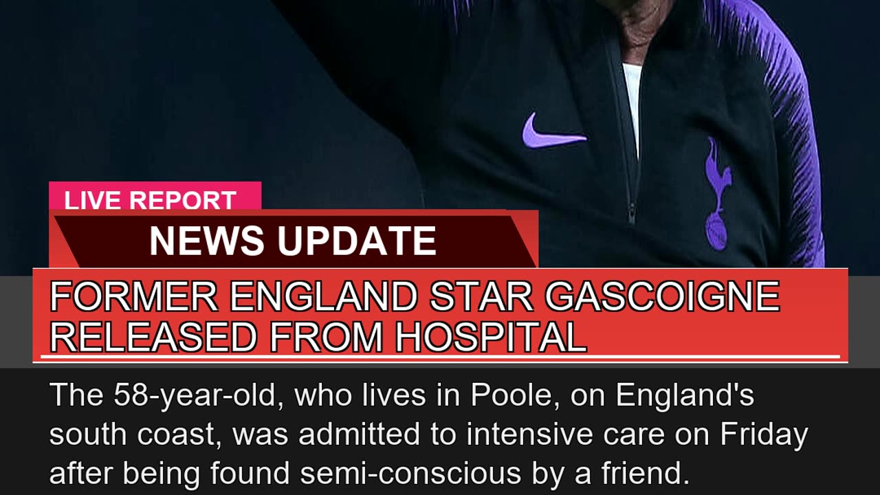 Former England Star Gascoigne Released From Hospit