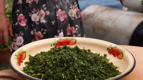 Cooking Spring Kutabs Spring Food from Nature_part10
