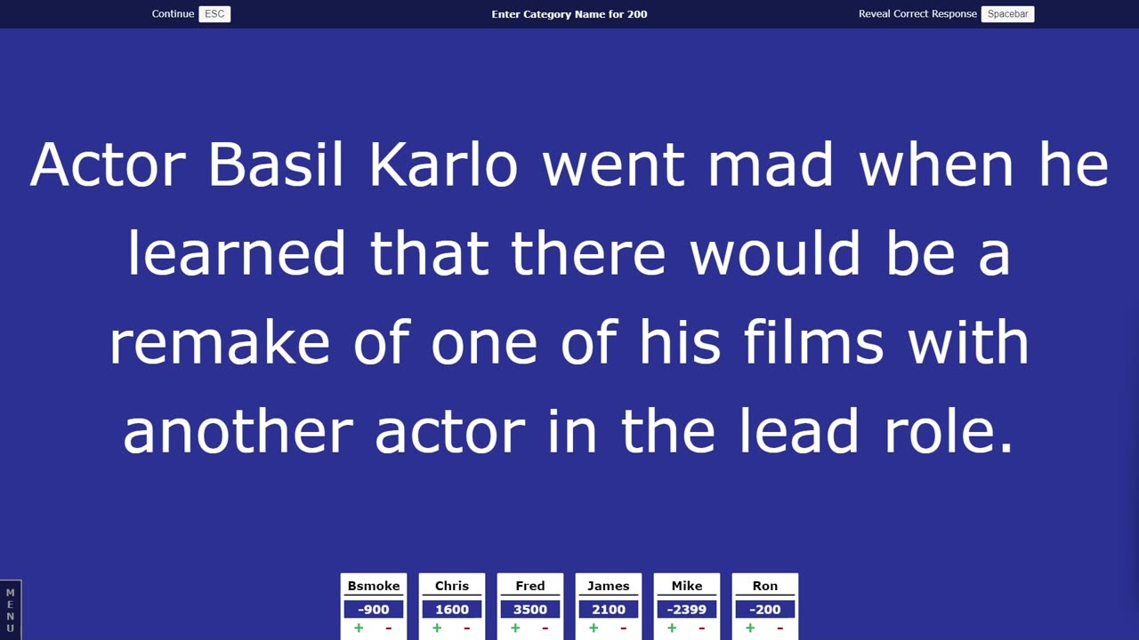 Some nerds play Custom made Jeopardy Epi.11